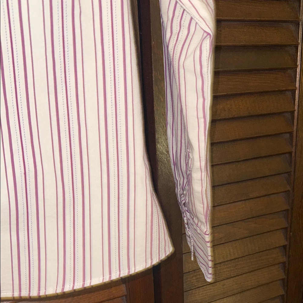 George Women’s Striped Button Down Shirt - Picture 4 of 8